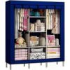 Armoi en tissu 4 battant Armoire en tissu 4 battants – Grande capacité, pliable et résistante