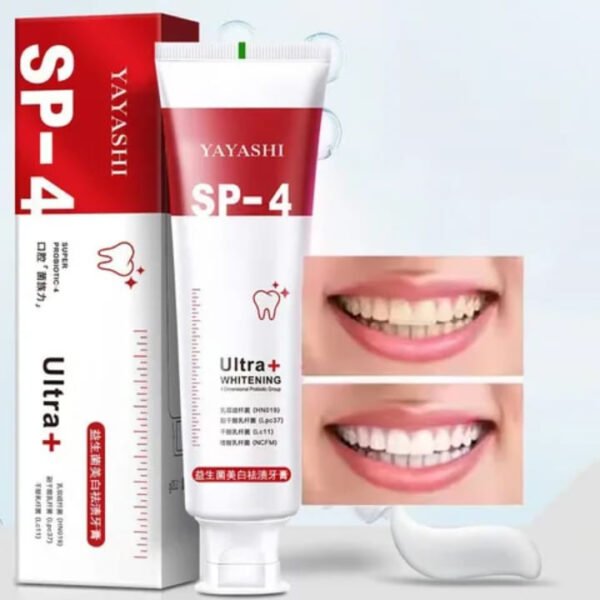 Pâte Dentifrice SP4 – Blanchiment Intense, Haleine Fraîche, Protection Complète