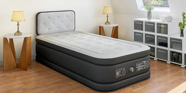 Matelas Gonflable 2 Places Confort Premium – Épaisseurs Différenciées pour un Sommeil Parfait