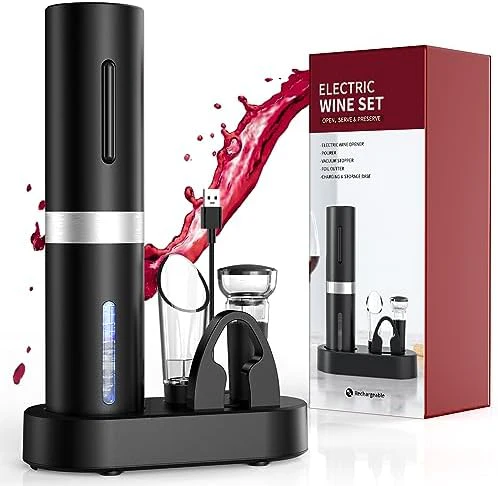 Tire-bouchon Électrique 6-en-1 + Accessoires