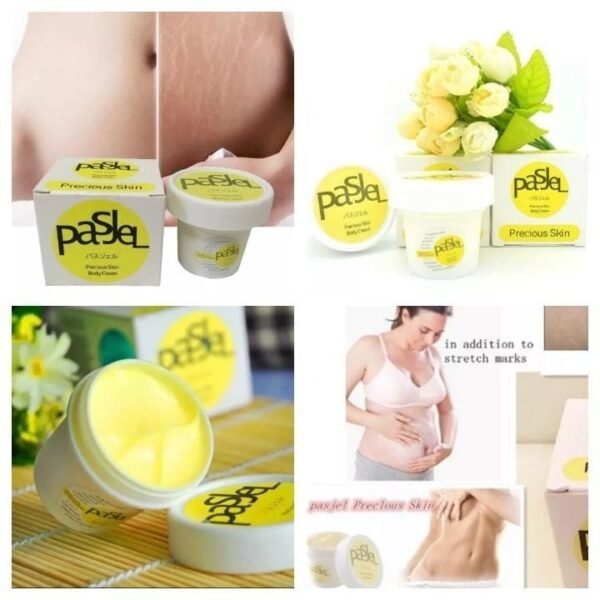 PASJEL™ – Crème Miracle Anti-Vergetures & Efface-Cicatrices | Résultats Visibles en 7 Jours