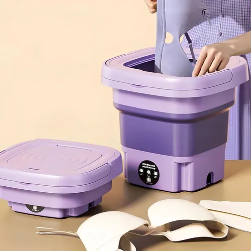 Machine a lavée pliable 9l 3 Machine à Laver Pliable 9L – Ultra Compacte, Portable & Économique | Benishop™