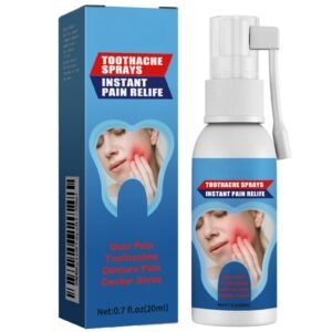 Toothache Spray – Soulagement Rapide et Efficace des Douleurs Dentaires