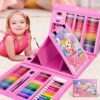 Kit de Dessin Complet 208 Pièces pour Enfant – Mallette Artistique Premium