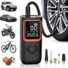 Compresseur d’Air Électrique Portable pour Voiture – Gonflage Rapide & Sécurisé 12V