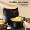 Friteuse Électrique Air Fryer Sans Huile – Cuisson Rapide, Saine et Croustillante