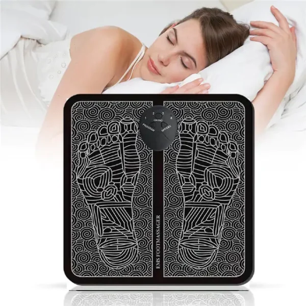 Tapis de Massage Électrique Relaxant – Soulagez Stress, Douleurs et Fatigue à Domicile