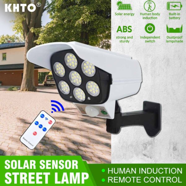 solar sensor light 2 Lampe Solaire LED avec Détecteur de Mouvement – Solar Sensor Light Ultra Puissante & Étanche