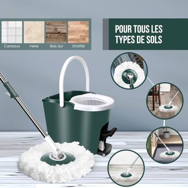 Seau de Nettoyage Multifonction Premium – Pratique, Résistant et Indispensable au Quotidien